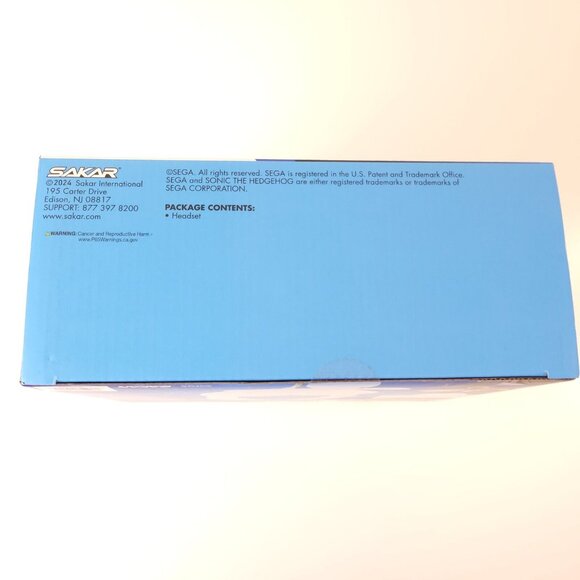 Sakar Sonic The Hedgehog Gaming Headset with Communication Mic Comfortable Sega - Picture 9 of 9